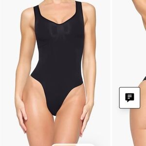 Black Skims seamless bodysuit